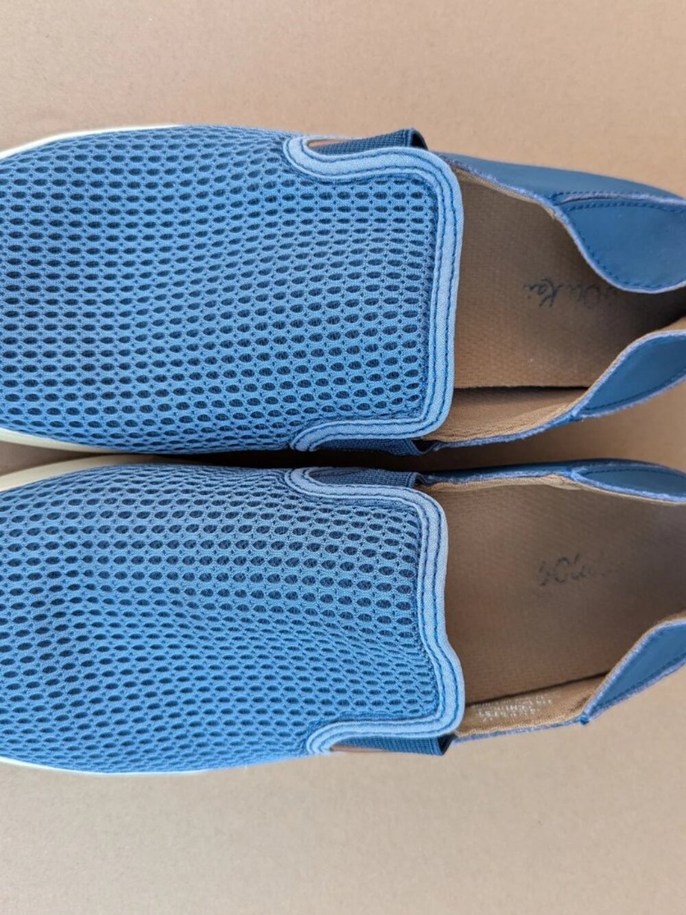 Olukai Pehuea Women's Slip On Sneakers Comfort Shoes Sz. 8W  Blue Breathable